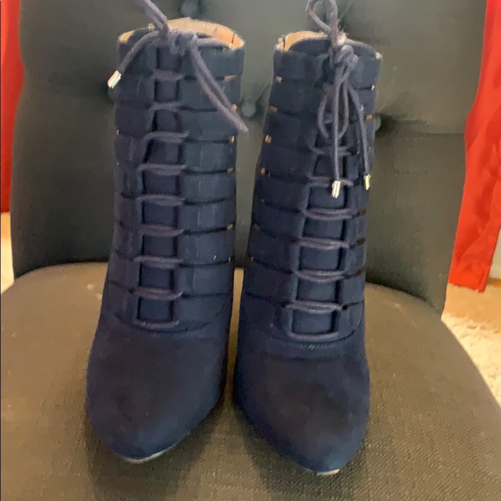 BCBGENERATION Navy Blue Bootie
